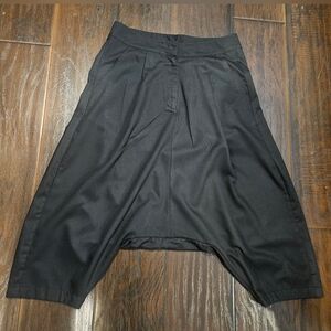 Skingraft Men's Black Drop Crotch Pants